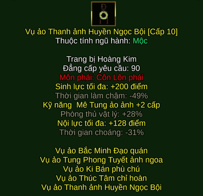 Vụ ảo Thanh ảnh Huyền Ngọc Bội - Bùa Chú (Vụ Ảo) - Côn Lôn - VLTK