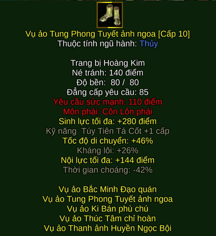 Vụ ảo Tung Phong Tuyết ảnh ngoa - Bùa Chú (Vụ Ảo) - Côn Lôn - VLTK