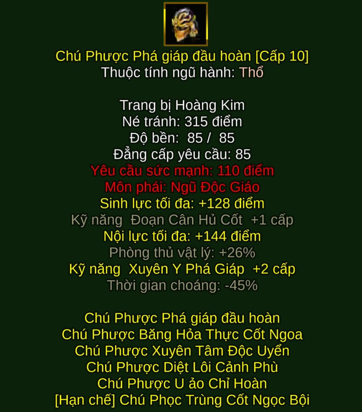 Chú Phược Phá giáp đầu hoàn - Bùa Chú (Chú Phược) - Ngũ Độc - VLTK