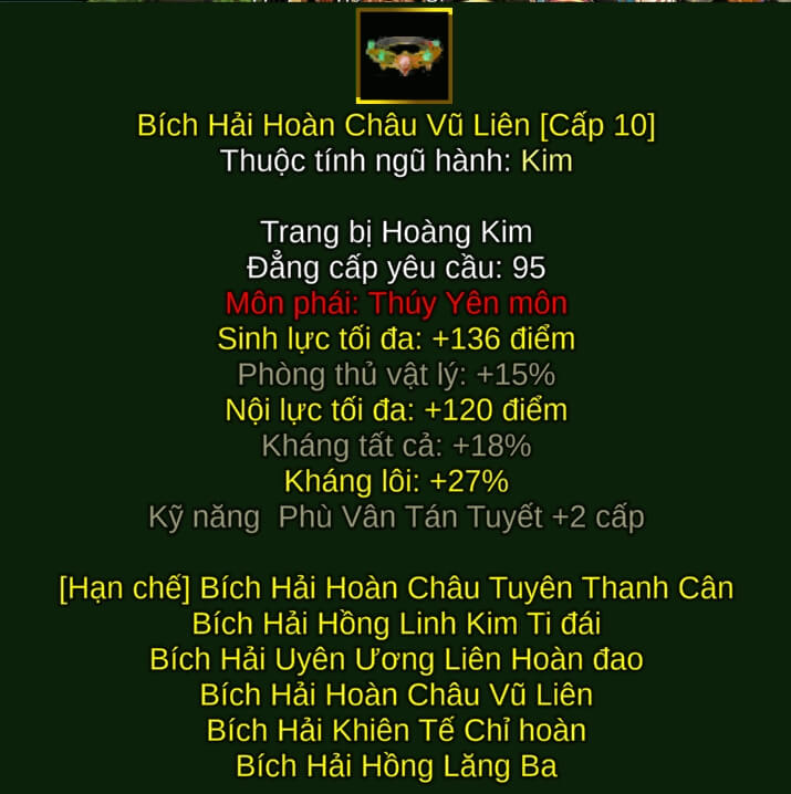 Bích Hải Hoàn Châu Vũ Liên - Song Đao (Bích Hải) - Thúy Yên - VLTK