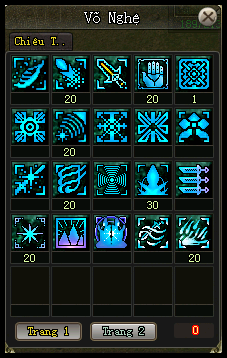 Tăng điểm Kỹ năng Chưởng pháp - phái Nga My - VLTK