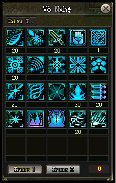 Tăng điểm Kỹ năng Kiếm pháp - phái Nga My - VLTK