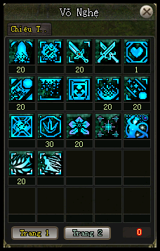 Tăng điểm Kỹ năng Đao pháp - phái Thúy Yên - VLTK