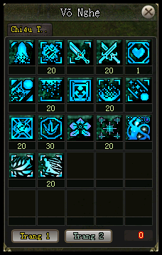 Tăng điểm Kỹ năng Song đao - phái Thúy Yên - VLTK